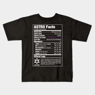 ASTRO Nutritional Facts 2 Kids T-Shirt